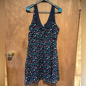 Horse print sleeveless tank dress.